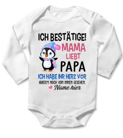 ICH BESTATIGE MAMA LIEBT PAPA