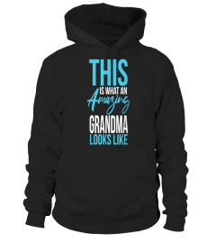 This is what an amazing Grandma looks like - Grandparents T-Shirt