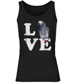 i love my african grey parrot   bird lovers gift