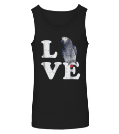 i love my african grey parrot   bird lovers gift