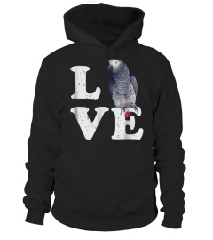 i love my african grey parrot   bird lovers gift