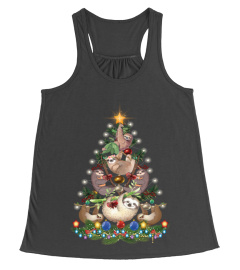 Christmas T-Shirt for Sloths Lovers