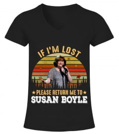 IF I'M LOST PLEASE RETURN ME TO SUSAN BOYLE