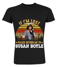 IF I'M LOST PLEASE RETURN ME TO SUSAN BOYLE