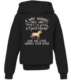 Funny Woman With Fjord Horse