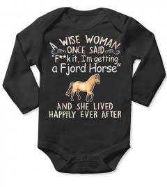 Funny Woman With Fjord Horse