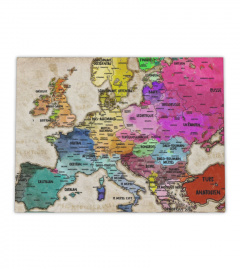Carte d'Europe des langues (Canvas)