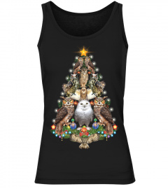 Christmas T-shirt for owl Lovers