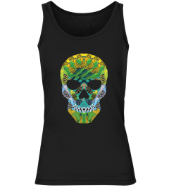 HALLOWEEN SKULL SHIRT WITH BUDGIE