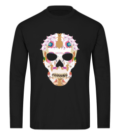 HALLOWEEN SKULL SHIRT WITH ALPACA