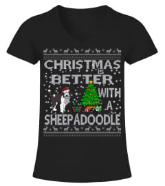 Christmas is Better with My Sheepadoodle