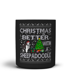 Christmas is Better with My Sheepadoodle