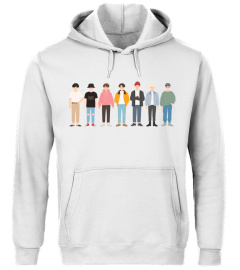 Hoodie BTS art vector