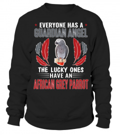 Everyone has a guardian angel African Grey Parrot
