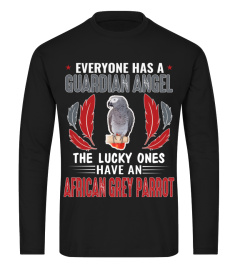 Everyone has a guardian angel African Grey Parrot