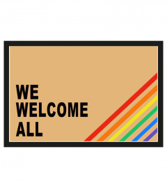 We welcome all LGBT doormat home