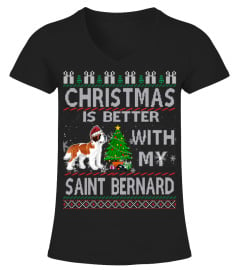 Christmas is better with my SAINT BERNARD