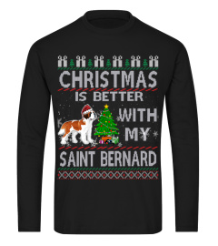 Christmas is better with my SAINT BERNARD