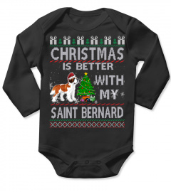 Christmas is better with my SAINT BERNARD