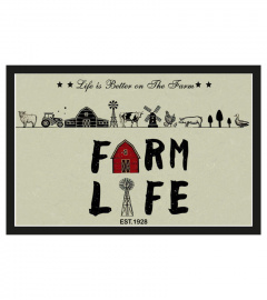 Life is better on the farm doormat