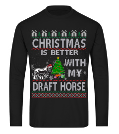 Christmas is better with my draft horse