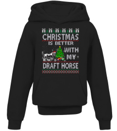 Christmas is better with my draft horse