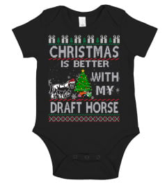 Christmas is better with my draft horse