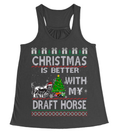 Christmas is better with my draft horse