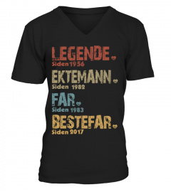 Legende Ektemann Far Bestefar | Custom Year | Legend Husband Father Grandfather NO