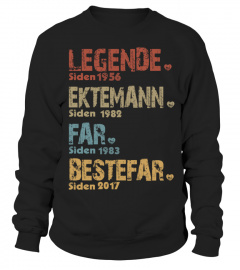 Legende Ektemann Far Bestefar | Custom Year | Legend Husband Father Grandfather NO
