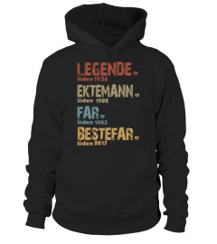 Legende Ektemann Far Bestefar | Custom Year | Legend Husband Father Grandfather NO