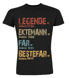 Legende Ektemann Far Bestefar | Custom Year | Legend Husband Father Grandfather NO