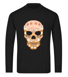 HALLOWEEN SKULL SHIRT WITH POMERANIAN