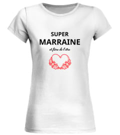 Édition Limitée t-shirt super marraine et fière de l’être