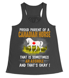 Proud parent of a canadian horse