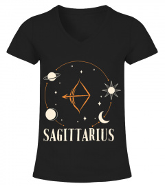 Sagittarius Zodiac sign, Galaxy Celestial Stars And Moons Shirt