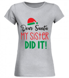 Dear Santa Sister did it christmas