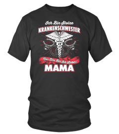 Stolze Krankenschwester und Mama