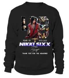 NIKKI SIXX 46 YEARS OF 1975-2021