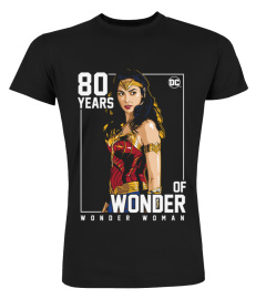 80 Years Of Wonder Woman T Shirt