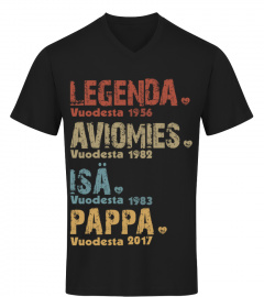 Legenda Aviomies Isä Pappa | Custom Year | Legend Husband Father Grandfather FI