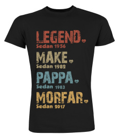 Legend Make Pappa Morfar| Custom Year | Legend Husband Father Grandfather SW