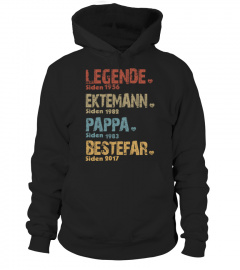 Legende Ektemann Pappa Bestefar | Custom Year | Legend Husband Father Grandfather NO