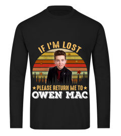 IF I'M LOST PLEASE RETURN ME TO OWEN MAC