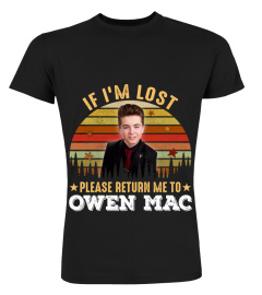 IF I'M LOST PLEASE RETURN ME TO OWEN MAC