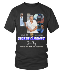 GEORGE CLOONEY 43 YEARS OF 1978-2021