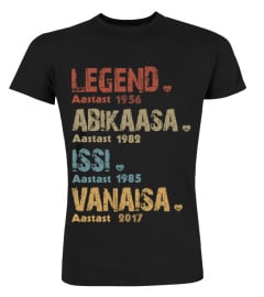 Legend Abikaasa Issi Vanaisa | Custom Year | Legend Husband Father Grandfather EE