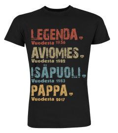 Legenda Aviomies Isäpuoli Pappa | Custom Year | Legend Husband Stepfather Grandfather FI