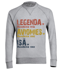 Legenda Aviomies  Isä  I Custom Year | Legend Husband Dad  FI White