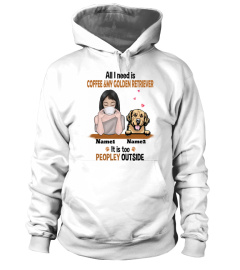 Custom Golden Retriever Mom &amp; Coffee